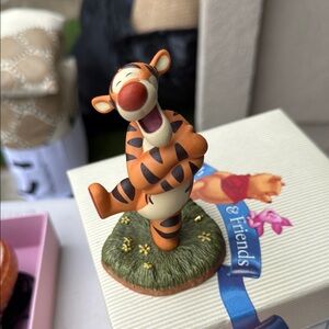 Tigger Figurine with Grass Base - authentic with certificate